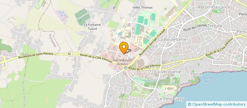 localisation de l'entreprise IMAGO à SAINT-NAZAIRE