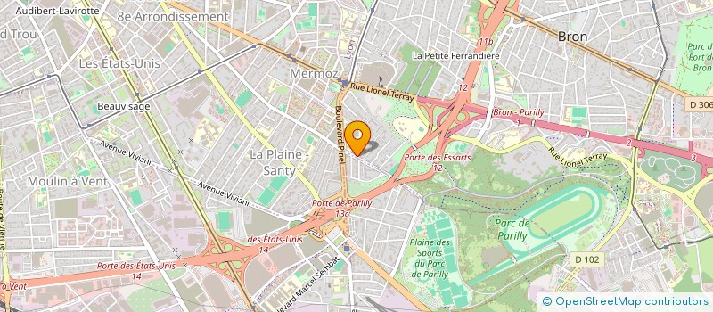 localisation de l'entreprise IMAGO+ à BRON