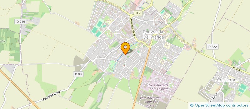 localisation de l'entreprise IMAGO  DOUVRES-LA-DELIVRANDE