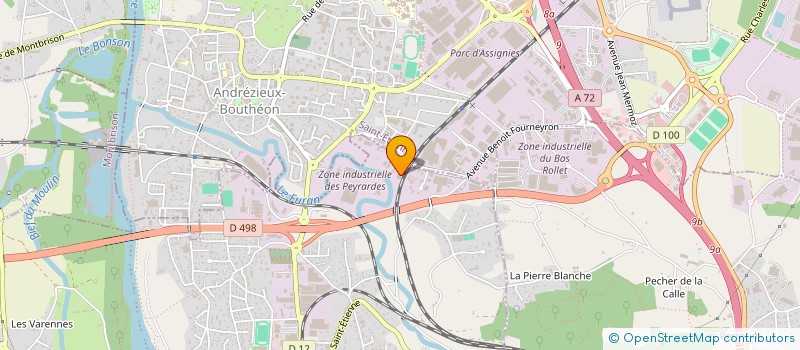 localisation de l'entreprise IMAGO  SAINT-JUST-SAINT-RAMBERT