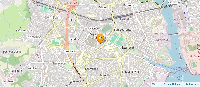 localisation de l'entreprise IMAGO  LORIENT