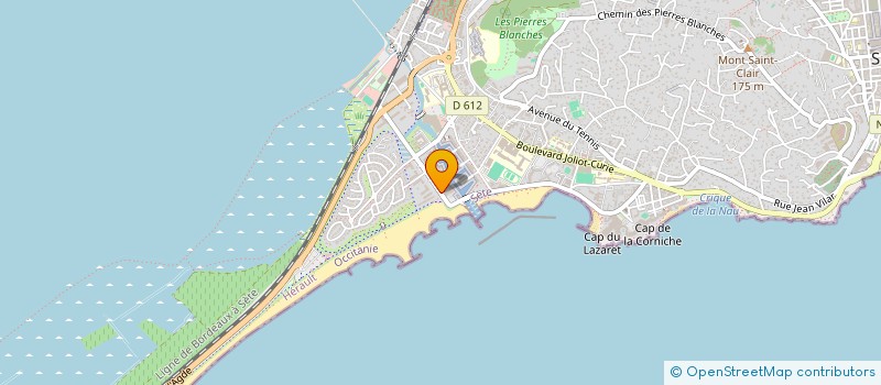 localisation de l'entreprise IMAGO  SETE