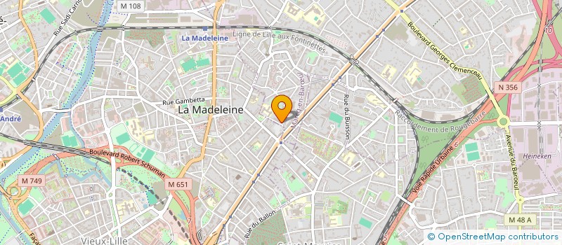 localisation de l'entreprise IMAGO BY NECC à MARCQ-EN-BARŒUL