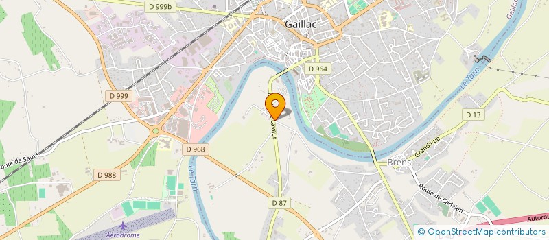 localisation de l'entreprise IMAGO CONSEIL  BRENS