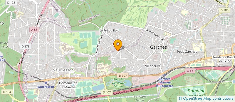 localisation de l'entreprise IMAGO CONSULTING à GARCHES