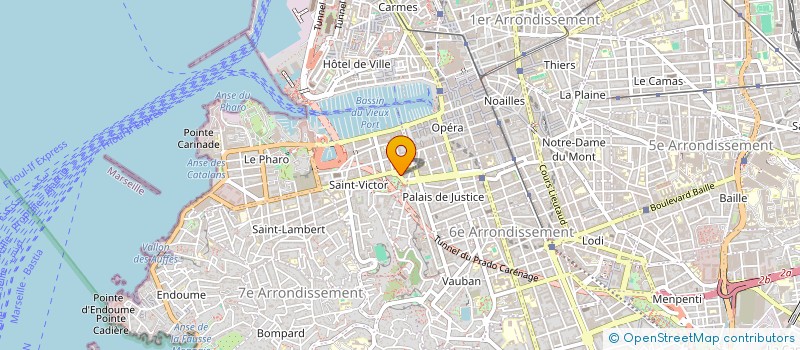 localisation de l'entreprise IMAGO LUX à MARSEILLE 7EME
