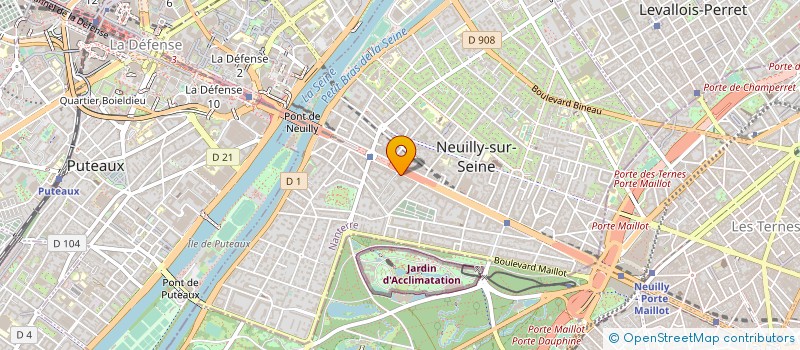 localisation de l'entreprise IMAGO PRODUCTION à NEUILLY-SUR-SEINE