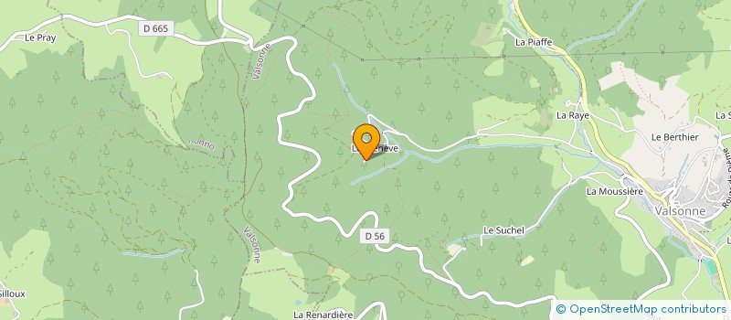 localisation de l'entreprise IMAGO THANATOPRAXIE  VALSONNE