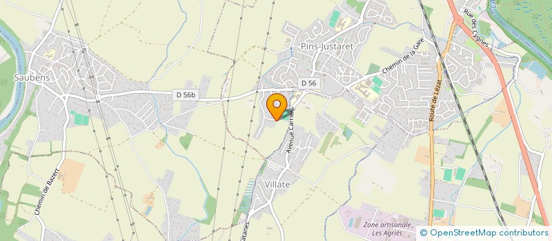 localisation de l'entreprise IMAGO VIA  PINS-JUSTARET