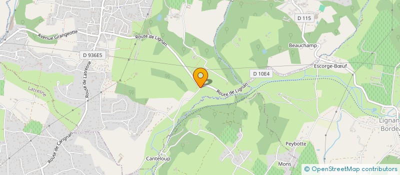 localisation de l'entreprise IMAGO VIDEO  CARIGNAN-DE-BORDEAUX