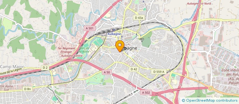 localisation de l'entreprise IMAGORIE à AUBAGNE