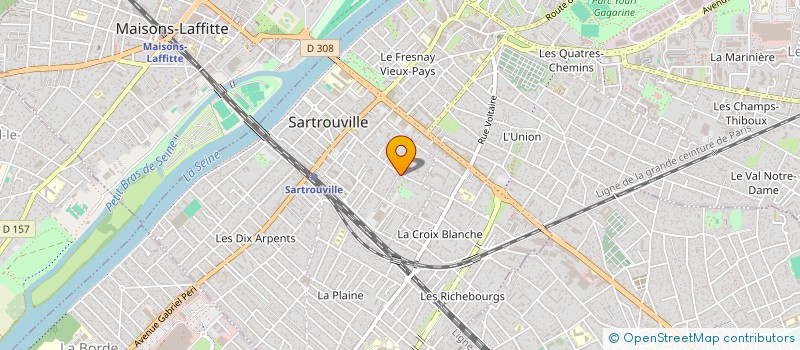 localisation de l'entreprise IMAGRAPH à SARTROUVILLE