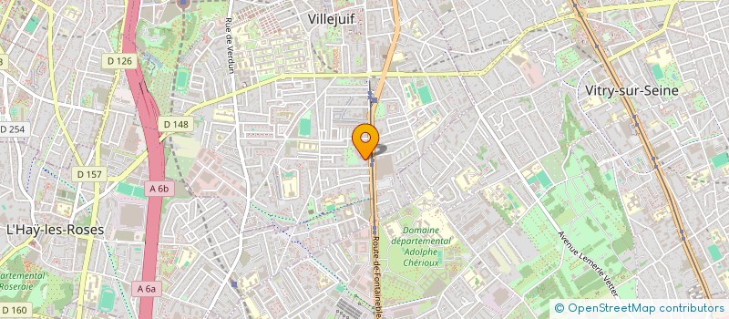 localisation de l'entreprise IMAGXCELL  VILLEJUIF