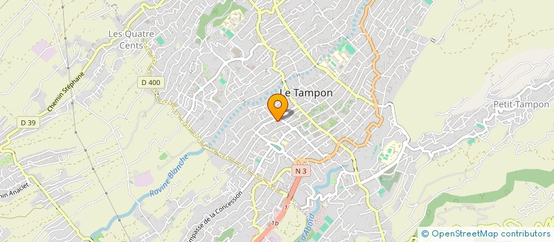 localisation de l'entreprise IMAGYN'HAIR à LE TAMPON
