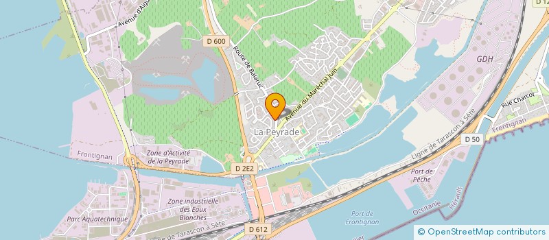 localisation de l'entreprise IMAIME à FRONTIGNAN