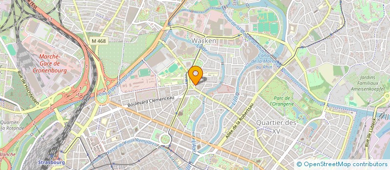 localisation de l'entreprise IMAJ  STRASBOURG