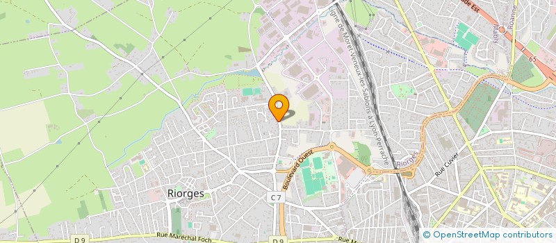 localisation de l'entreprise IMAJ à RIORGES