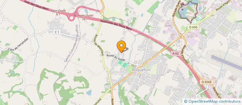 localisation de l'entreprise IMAJ  MARMANDE