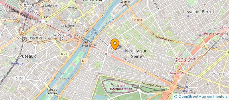 localisation de l'entreprise IMAJ PRODUCTION à NEUILLY-SUR-SEINE