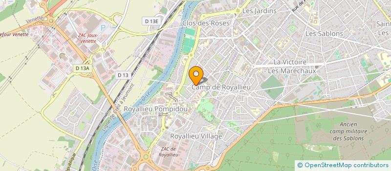 localisation de l'entreprise IMAJIN  COMPIEGNE