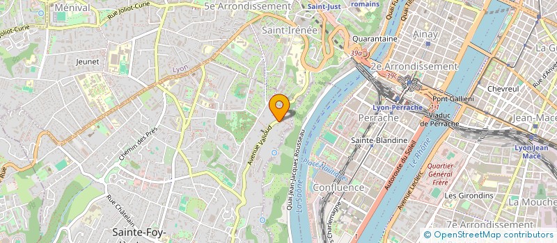 localisation de l'entreprise IMAJIN'  SAINTE-FOY-LES-LYON