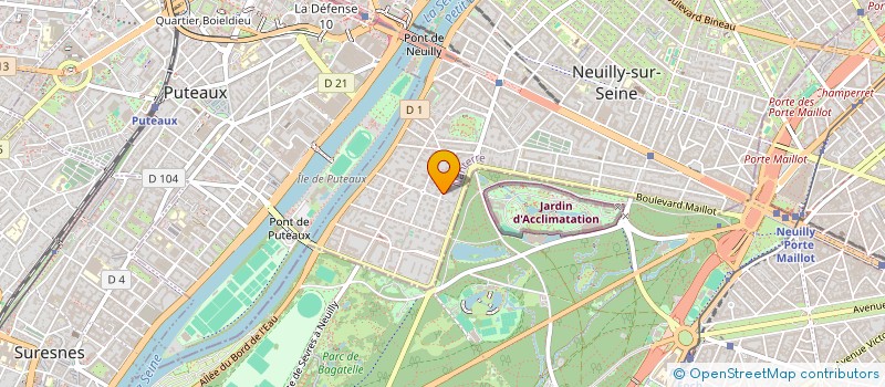 localisation de l'entreprise IMALAYA à NEUILLY-SUR-SEINE