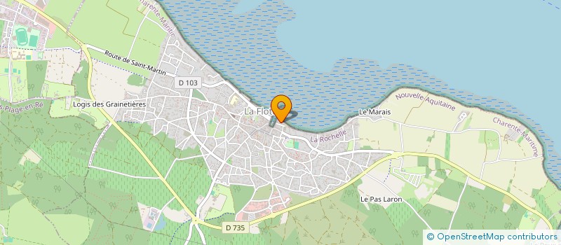 localisation de l'entreprise IMALG 1  LA FLOTTE