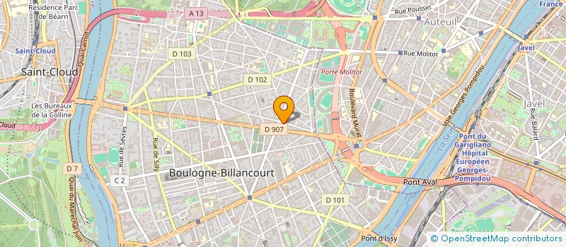 localisation de l'entreprise IMALLIANCE à BOULOGNE BILLANCOURT