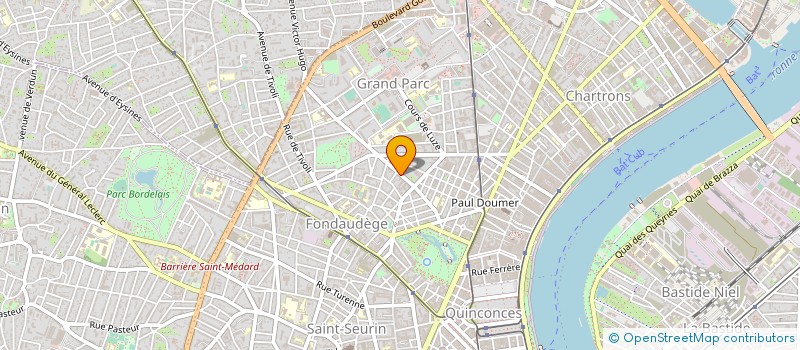 localisation de l'entreprise IMALOG à BORDEAUX
