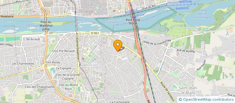 localisation de l'entreprise IMAMA  SAINT-JEAN-LE-BLANC