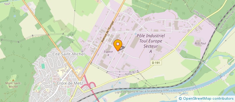 localisation de l'entreprise IMAN  TOUL