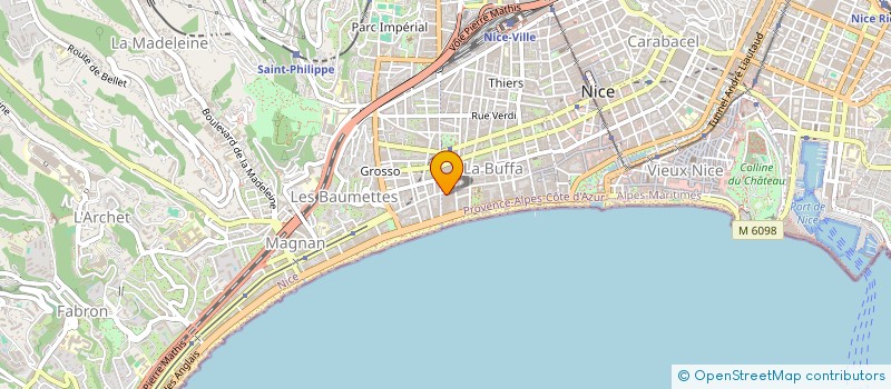 localisation de l'entreprise IMAN à NICE