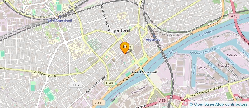 localisation de l'entreprise IMAN AFFAIRES à ARGENTEUIL