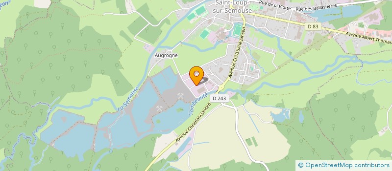 localisation de l'entreprise IMANCARS SARL  SAINT-LOUP-SUR-SEMOUSE