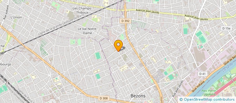 localisation de l'entreprise IMANE à BEZONS