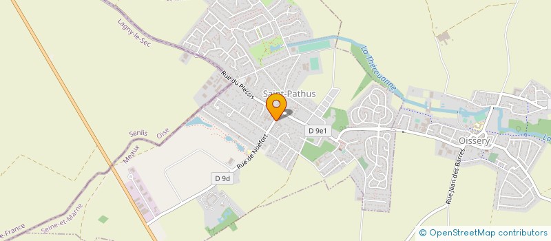 localisation de l'entreprise IMANE à SAINT-PATHUS