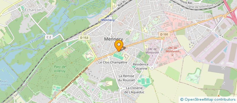 localisation de l'entreprise IMANE à MENNECY