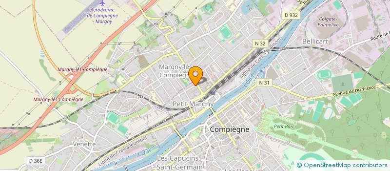 localisation de l'entreprise IMANE-DECO à COMPIEGNE