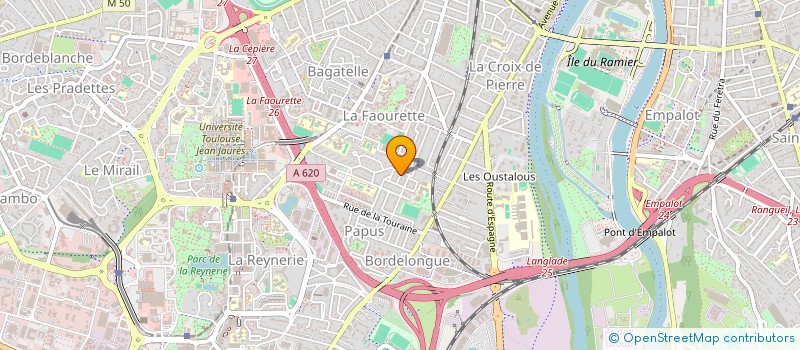 localisation de l'entreprise IMANEL à TOULOUSE