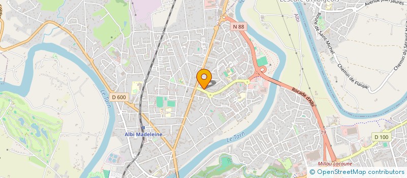 localisation de l'entreprise IMANIS OCCITANIE à ALBI