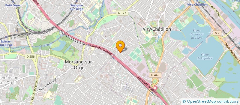 localisation de l'entreprise IMANIS TRANSPORTS FRIGORIFIQUES à VIRY-CHATILLON