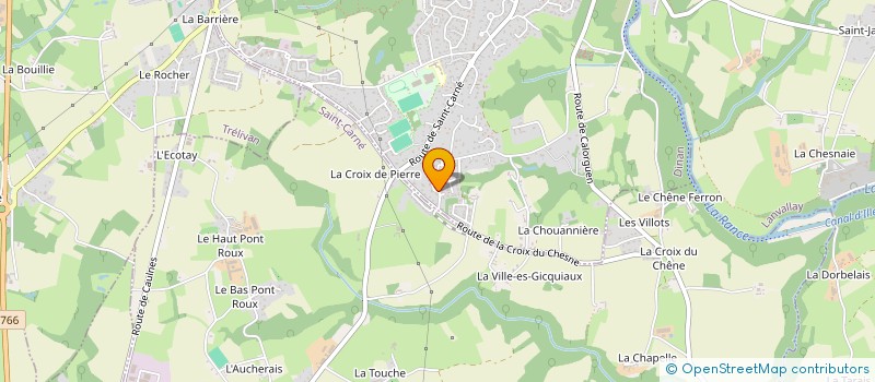 localisation de l'entreprise IMANNE à DINAN