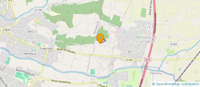 localisation de l'entreprise IMANOLYS  MONTBOUCHER-SUR-JABRON