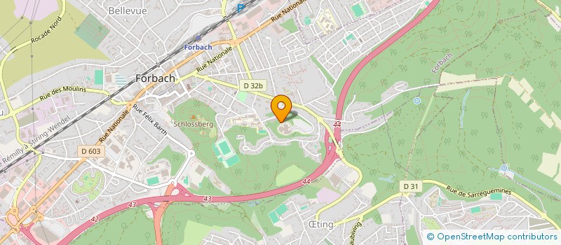 localisation de l'entreprise IMANY  FORBACH