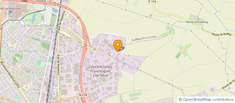 localisation de l'entreprise IMANY  DIJON