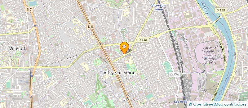 localisation de l'entreprise IMANY-KAMAL à VITRY-SUR-SEINE