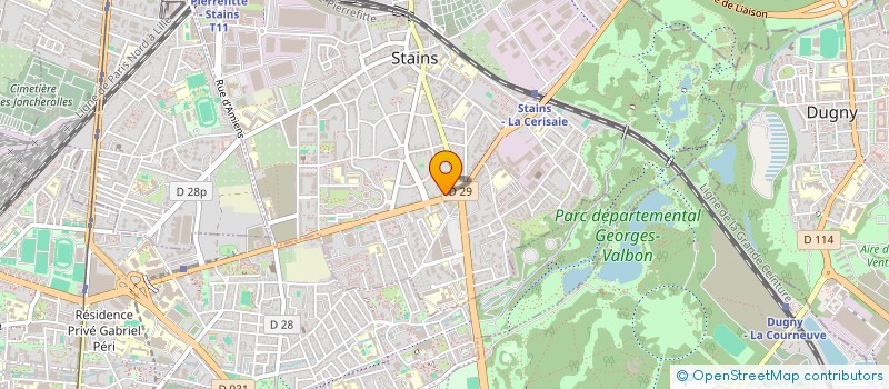 localisation de l'entreprise IMANYS à STAINS