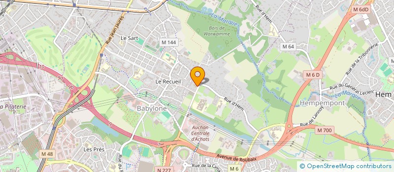 localisation de l'entreprise IMAPARC à VILLENEUVE-D'ASCQ