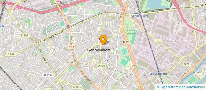 localisation de l'entreprise IMAPPLY INTERNATIONAL à GENNEVILLIERS