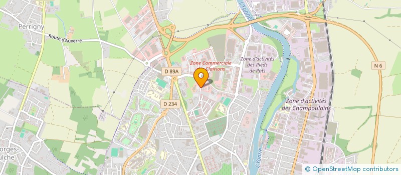 localisation de l'entreprise IMAR  AUXERRE